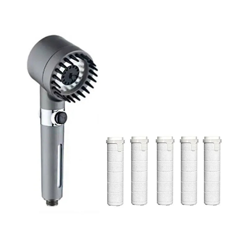3-speed adjustment shower visualization window bathroom accessories head massage showerhead showers for bathroom items filter