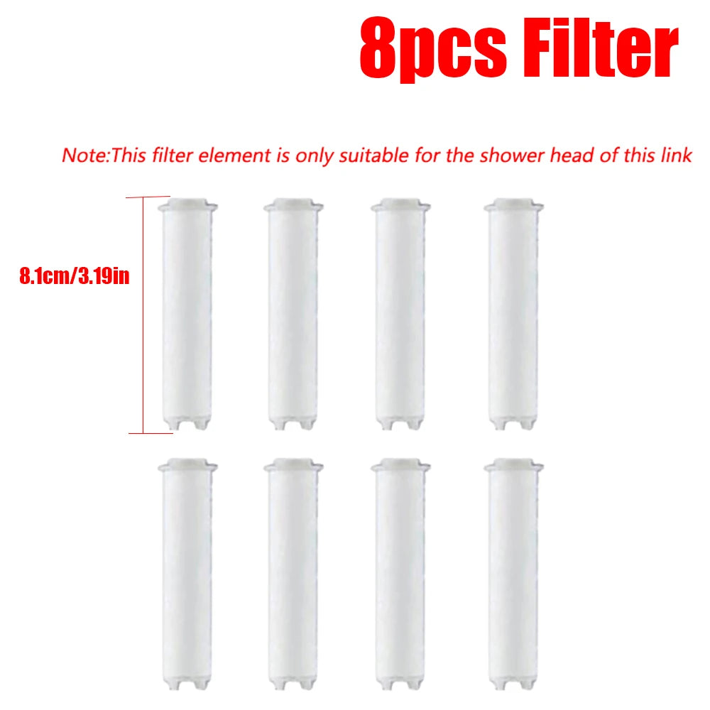5 Modes Spray Water Saving Shower Head ABS Handheld Spa Showerheads Large Flow Portable Bathroom Filter Shower Faucet Nozzle Set