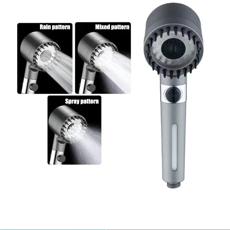 3-speed adjustment shower visualization window bathroom accessories head massage showerhead showers for bathroom items filter