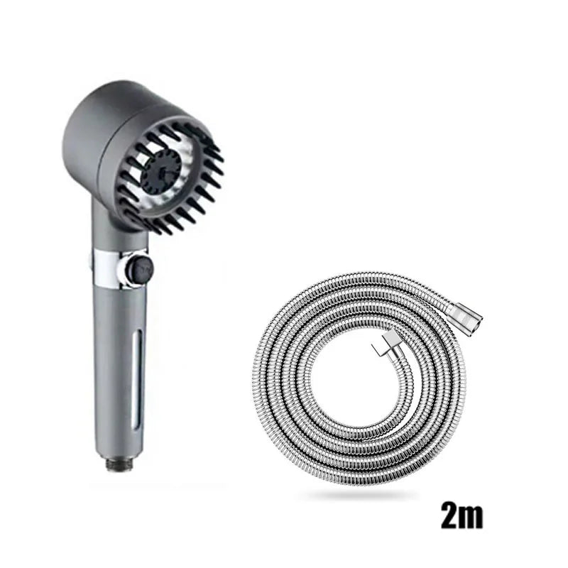3-speed adjustment shower visualization window bathroom accessories head massage showerhead showers for bathroom items filter