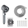3-speed adjustment shower visualization window bathroom accessories head massage showerhead showers for bathroom items filter